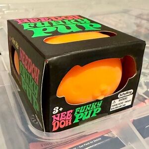 Nee Doh Needoh Schylling Funky Pup Dog Pink Stress Sensory Fidget Toy Squeeze